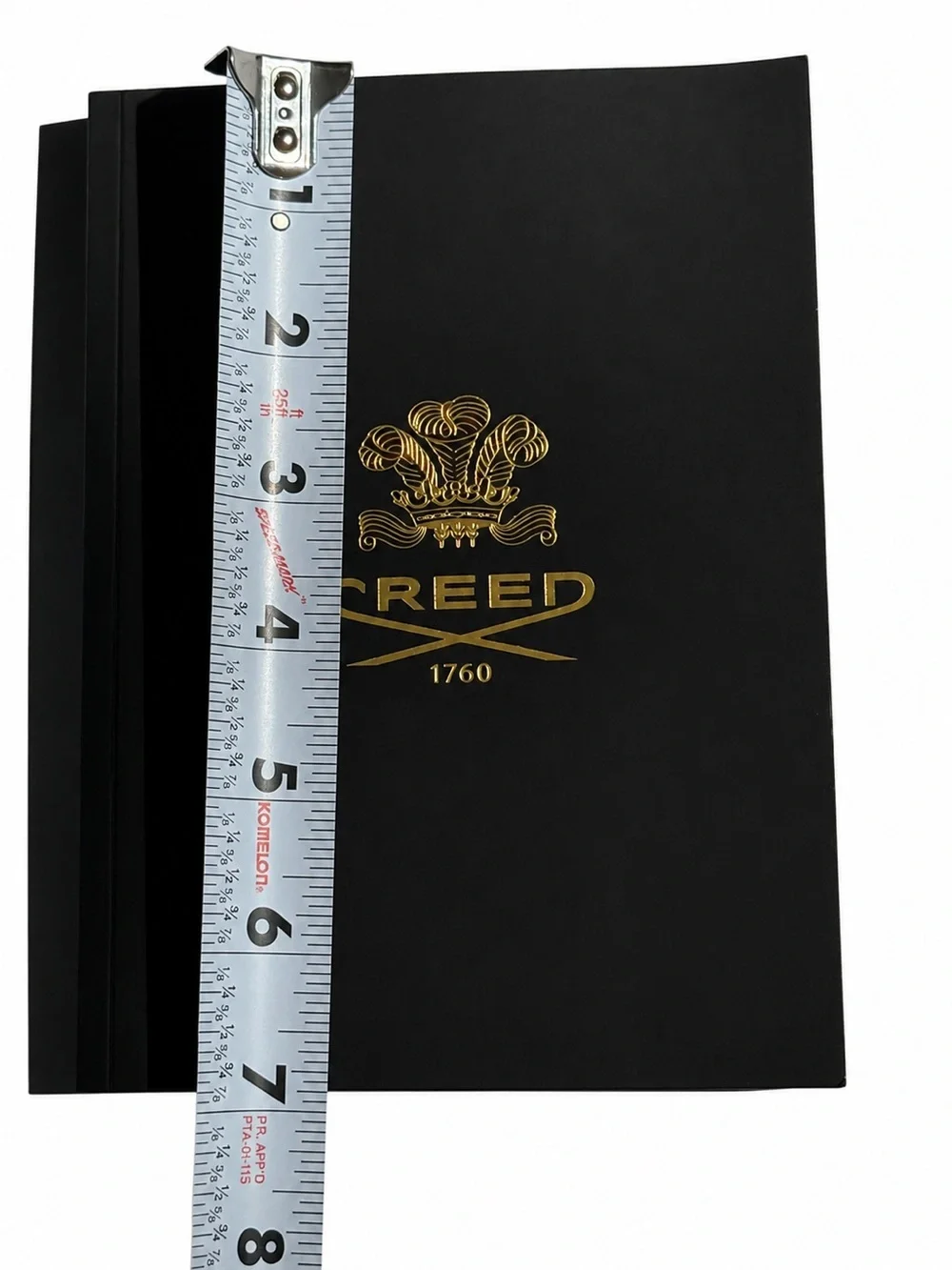 Creed 1760 Black Gold Logo Lined Notebook New